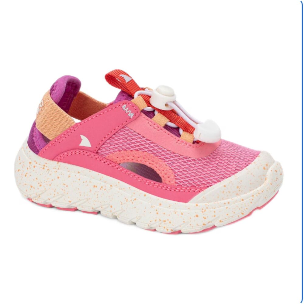 Rugged Shark Toddler Girls Trek Pink Sandal 9